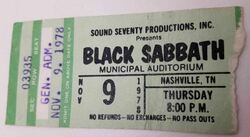 Black Sabbath / Van Halen on Nov 9, 1978 [257-small]