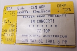 ZZ Top / Loverboy on May 31, 1981 [435-small]