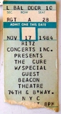 The Cure / Certain General on Nov 17, 1984 [445-small]