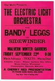 Electric Light Orchestra (ELO) / Bandy Leggs / Sidewinder on Sep 22, 1972 [339-small]