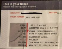 Volbeat / Five Finger Death Punch / Hellyeah / Nothing More on Oct 1, 2014 [356-small]
