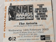 The Libertines / Detroit Cobras / The Sights / Hiss on Feb 12, 2003 [437-small]