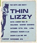 Thin Lizzy / Red Cherry on Oct 27, 1976 [941-small]