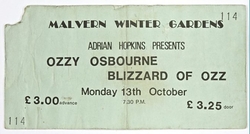 Ozzy Osbourne / Budgie on Oct 13, 1980 [988-small]