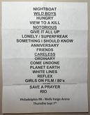 Duran Duran setlist, tags: Setlist - Duran Duran / Nile Rogers and Chic / Bastille on Sep 7, 2023 [328-small]
