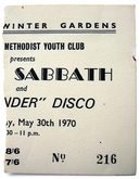 Black Sabbath / Sidewinder on May 30, 1970 [400-small]