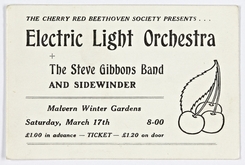 Electric Light Orchestra (ELO) / Steve Gibbons Band / Sidewinder on Mar 17, 1973 [403-small]