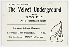 Velvet Underground / Fly / Sidewinder on Nov 18, 1972 [435-small]