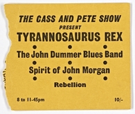 Tyrannosaurus Rex / John Dummer Blues Band / Spiriet Of John Morgan / Rebellion on Sep 28, 1968 [508-small]