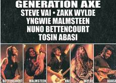 Generation Axe / Zakk Wylde / Nuno Bettencourt / Steve Vai / Yngwie Malmsteen / Tosin Abasi on Dec 8, 2018 [558-small]