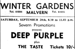 Deep Purple / Taste on Sep 20, 1969 [597-small]