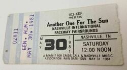 Allman Brothers Band / Dr. Hook / Delbert McClinton / Don Schlitz / The Night Hawks / Billy Earl McClelland Band / Ron Cornelius Band on May 30, 1981 [751-small]