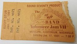 Volunteer Jam VII on Jan 17, 1981 [775-small]