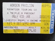 Ugly Kid Joe / Pearls & Swine on Dec 4, 1992 [909-small]