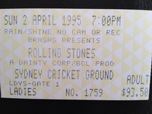 The Rolling Stones / The Cruel Sea on Apr 2, 1995 [922-small]