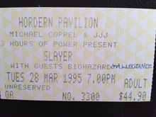 Slayer / Biohazard / Allegiance on Mar 28, 1995 [923-small]