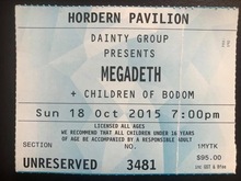 Megadeth / Children of Bodom on Oct 18, 2015 [956-small]