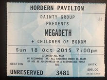 Megadeth / Children Of Bodom on Oct 18, 2015 [956-small]