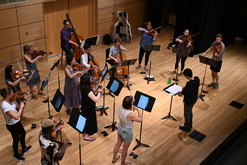 Sphere Ensemble (September 2023), tags: Sphere Ensemble, Edward W. Hardy, Alejandro Gómez Guillén, Alex Vittal, Sarah Whitnah, Nina Fronjian, Aimée McAnulty, Emily Lewis, Sarah Cranor, Veronica Sawarynski, Mary Evans, Allyson Stibbards, Jake Saunders, Erin Patterson, Kurt Melendy, Broomfield, Colorado, United States, Stage Design, Advertisement, Gig Poster, Broomfield Auditorium - Sphere Mixtape on Sep 10, 2023 [216-small]