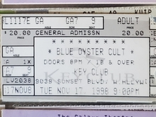 Blue Öyster Cult on Nov 17, 1998 [284-small]