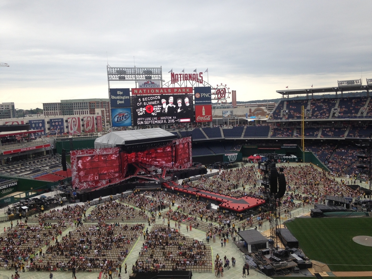 Concert History of Washington Nationals Stadium Washington, D.C., United  States