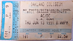AC/DC / L. A. Guns on Jun 13, 1991 [519-small]