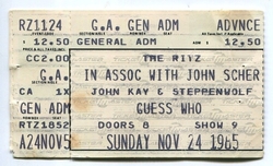 Steppenwolf / The Guess Who on Nov 24, 1984 [987-small]