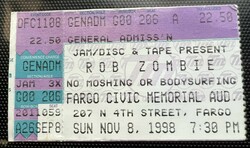 Rob Zombie / Fear Factory / Monster Magnet on Nov 8, 1998 [692-small]