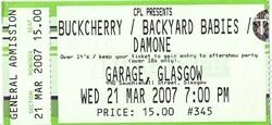 Buckcherry / Backyard Babies / Damone on Mar 21, 2007 [819-small]