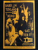 tags: Babes in Toyland, Bomb, San Francisco, California, United States, Gig Poster, I-Beam - Babes in Toyland / Bomb on Feb 1, 1992 [858-small]