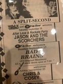Bad Brains / Leeway / gangster fun on Sep 17, 1989 [940-small]