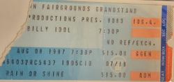 The Cult / Billy Idol on Aug 8, 1987 [951-small]