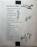 Brian Jonestown Massacre setlist (signed!), tags: Setlist - The Brian Jonestown Massacre / Dot Dash on Sep 18, 2023 [958-small]