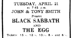 Black Sabbath / The Egg on Apr 21, 1970 [197-small]