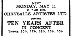 Ten Years After on May 11, 1970 [323-small]