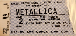 Queensrÿche / Metallica on Mar 2, 1989 [386-small]