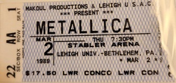 Metallica / Queensrÿche on Mar 2, 1989 [386-small]