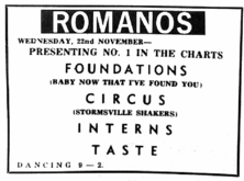the foundations / circus / The Interns / Taste on Nov 22, 1967 [438-small]