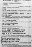 Supertramp / Joan Armatrading / The Movies on Dec 16, 1975 [140-small]
