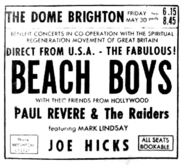 The Beach Boys / Paul Revere & The Raiders / Joe Hicks on May 30, 1969 [557-small]