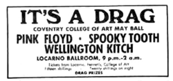 Pink Floyd / Spooky Tooth / Wellington Kitch on May 15, 1969 [586-small]