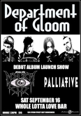 Flyer, Department Of Gloom / Necro Riot / Palliative on Sep 16, 2023 [678-small]