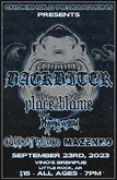 Backbiter / Place Blame / Hypertension / Current Solace / Mazenko on Sep 23, 2023 [511-small]
