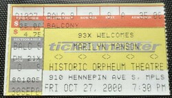 Marilyn Manson / Godhead / The Union Underground on Oct 27, 2000 [523-small]