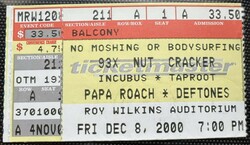 Deftones / Incubus / Papa Roach / Taproot on Dec 8, 2000 [528-small]