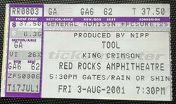 Tool / King Crimson on Aug 3, 2001 [629-small]