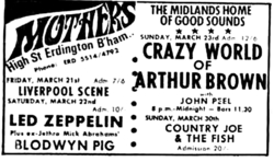 Led Zeppelin / Blodwyn Pig / Mick Abrahams Band on Mar 22, 1969 [394-small]