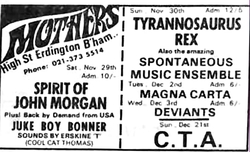 Tyrannosaurus Rex / Spontaneous Music Ensemble on Nov 30, 1969 [431-small]