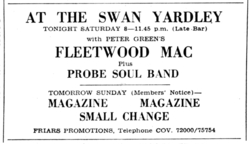 Fleetwood Mac / Probe Soul Band on Aug 31, 1968 [244-small]