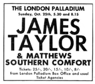 James Taylor / Matthews Southern Comfort on Oct 25, 1970 [387-small]